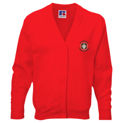 St Anthony's Cardigan Red Thumbnail